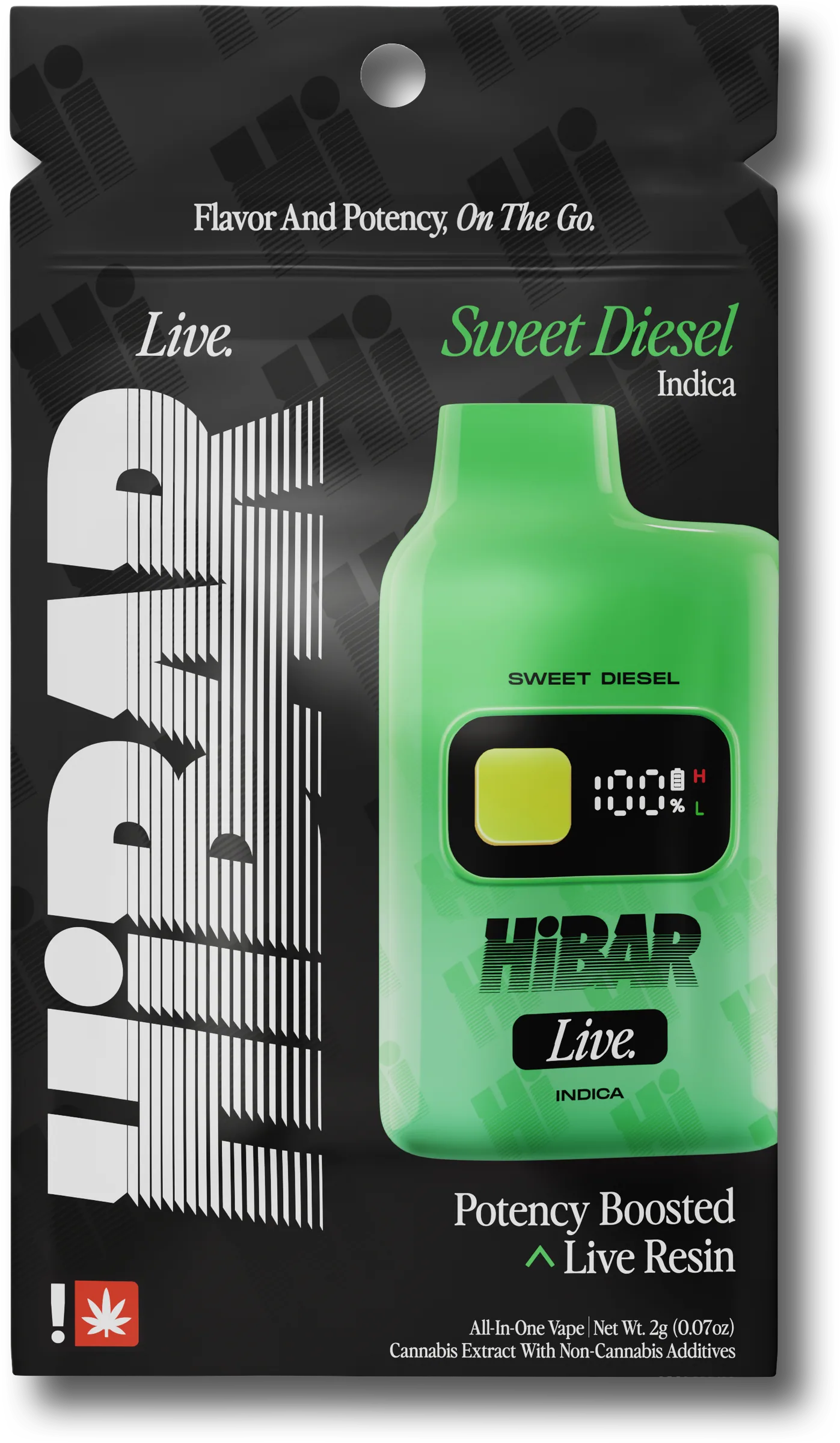HiBAR Live Sweet Diesel pouch
